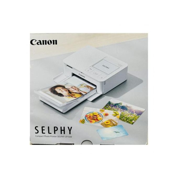 Imprimante photo WiFi blanche Canon Selphy CP1500