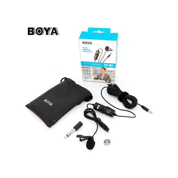 Boya – Micro Cravate by-M1 pour Smartphones et appareils Photo de  Canon-Nikon, Noir - Cdiscount Appareil Photo