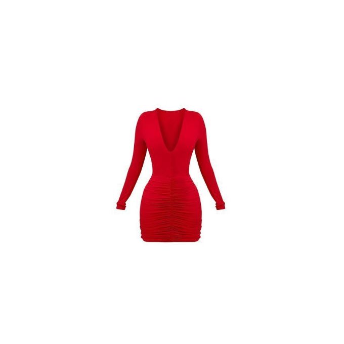 Robe rouge près du corps deals