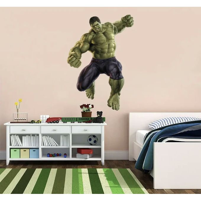 Autocollant Mural Hulk Marvel Avengers – Vinyle, Pour Voiture, Vélo, Déco – Fabriqué En France
