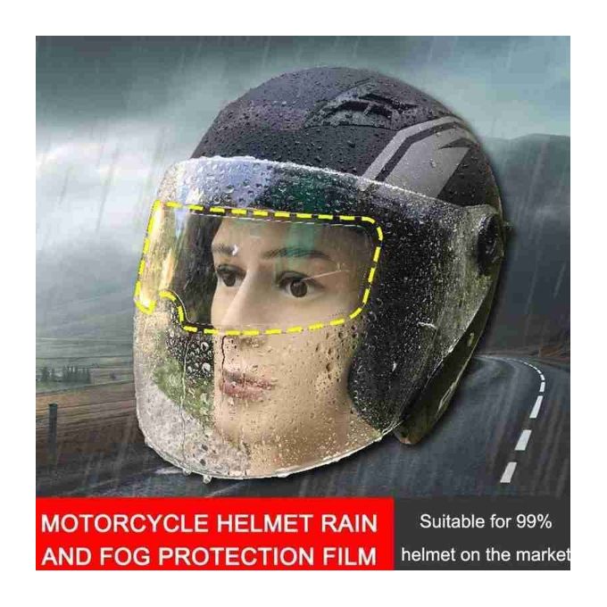 Generic Film Anti-buée / Film De Pluie Pour Casque De Moto - Prix