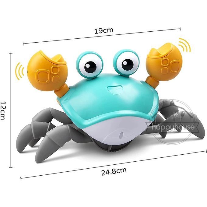Generic Jouet Pour Bébé Crabe Rampant Avec Musique, Jouet Interactif  Lumineux à LED - Prix pas cher