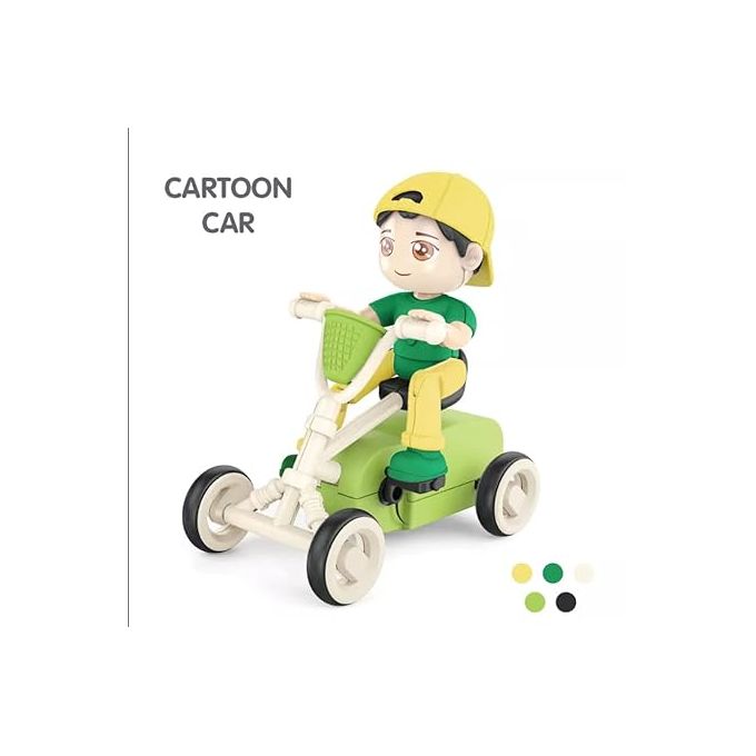 Generic Tricycle à Friction à 4 Roues Push And Go Prix pas cher