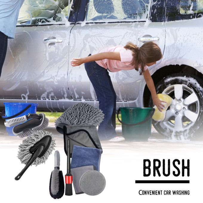 Outil De Lavage Intérieur De Voiture Brosse De Nettoyage De Sortie