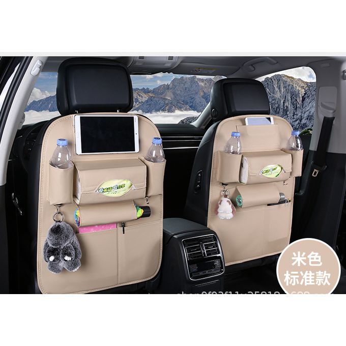 Poche de rangement pour siège de voiture, cintre central, sac à main  automatique, support entre les sièges, poches pour gobelets à eau en tissu,  accessoires de voiture - AliExpress