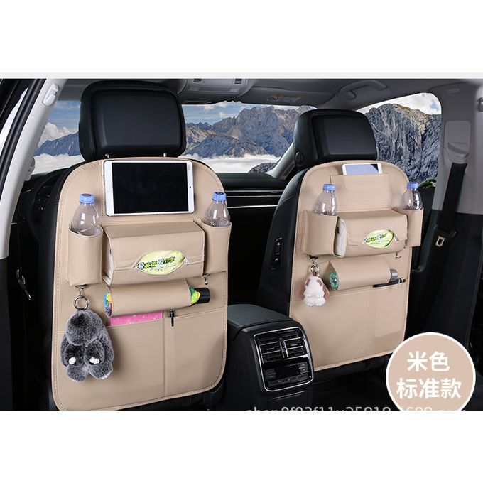 Guoord Support de sac à main en cuir synthétique pour voiture, sac à main  et sac à main de voiture, filet de voiture, rangement de voiture pour sac à