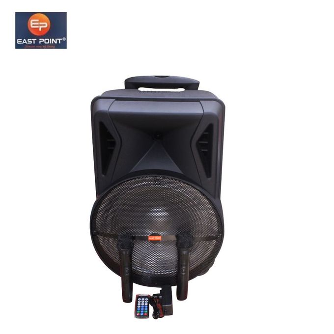 product_image_name-East Point-Baffle Amplificateur Haut-parleur   2 Microphones - Noir - 6 Mois De Garantie-1