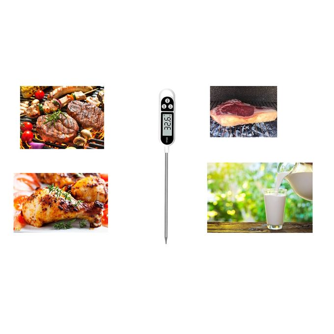 Generic Thermomètre Numérique Digital Cuisine , TA 288 Noir Viande, Huile,  Lait, BBQ Et Eau Chaude Alimentaire - Prix pas cher