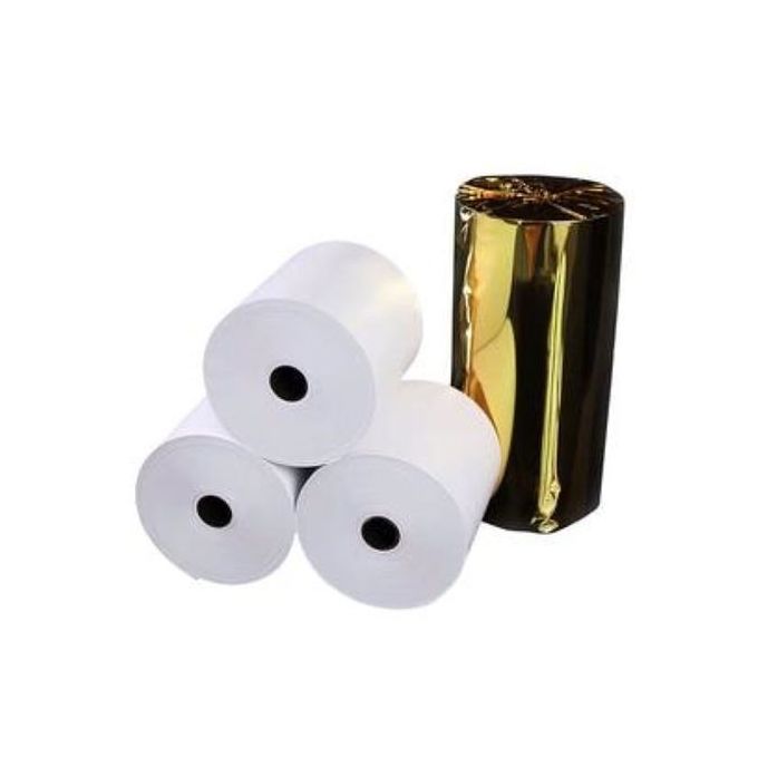 Bobine Papier Thermique, 80 x 80 x 12 mm, Lot de 5 rouleaux thermique  80x80x12 pour