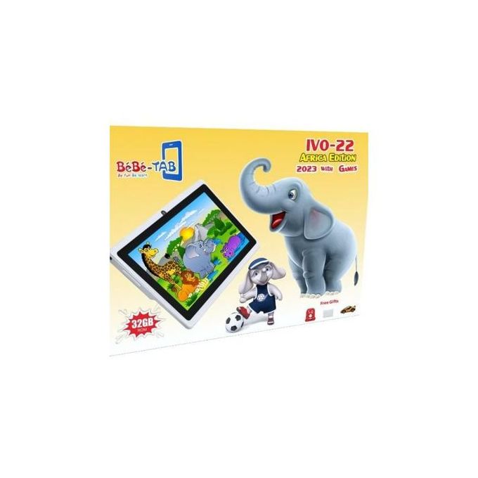 Tablette Éducative BéBé Tab B32 – 1Gb/16GB – 7″ – Etui + 17 Jeux – Offert -  Ivoirshop - Site de vente en ligne en Côte d'ivoire