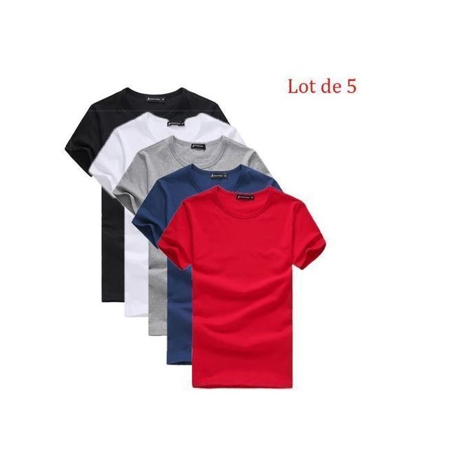 T-shirt Basique Fille George - Gris - 100% Coton - Taille 4-5 Ans - Manches Courtes - Encolure Ras-du-cou