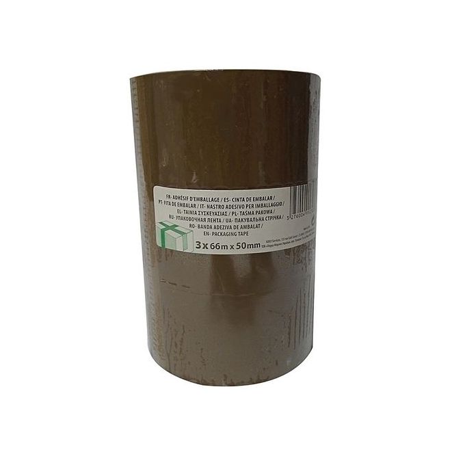 Leroy Merlin 3 Rouleaux Adhesif Emballage Une Face Multi Usages L