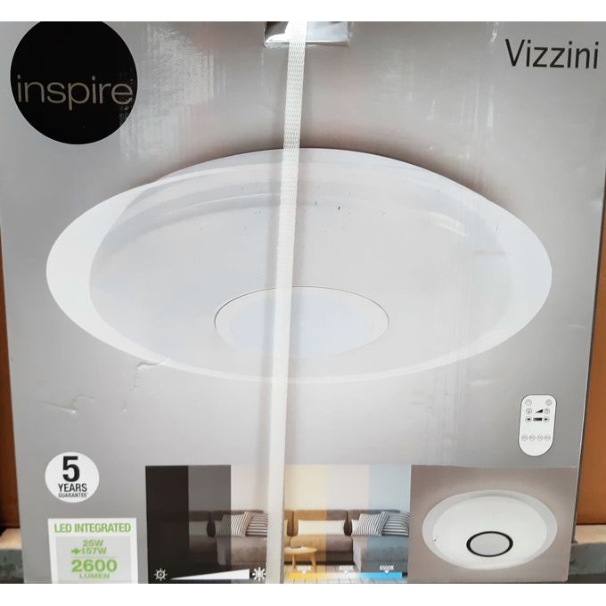 Leroy Merlin Plafonnier Design Vizzini Blanc Diam 40cm Led