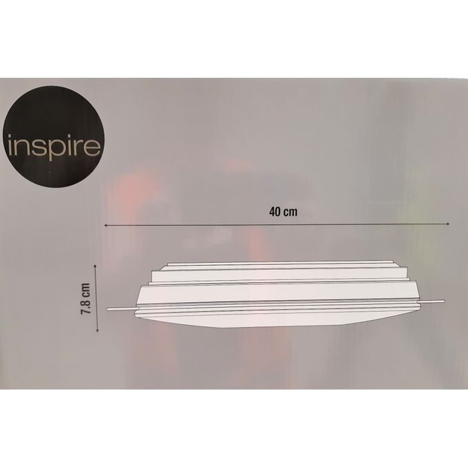 Leroy Merlin Plafonnier Design Vizzini Blanc Diam 40cm Led