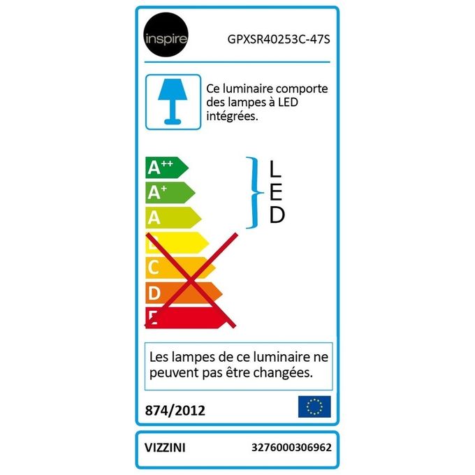 Leroy Merlin Plafonnier Design Vizzini Blanc Diam 40cm Led