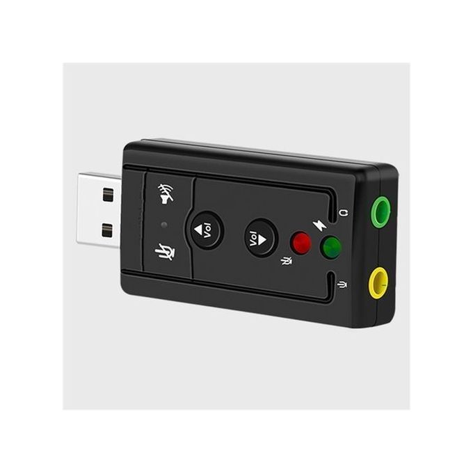 Generic Carte  Son Adaptateur  Carte  USB Vers Casque 3 5 Mm 