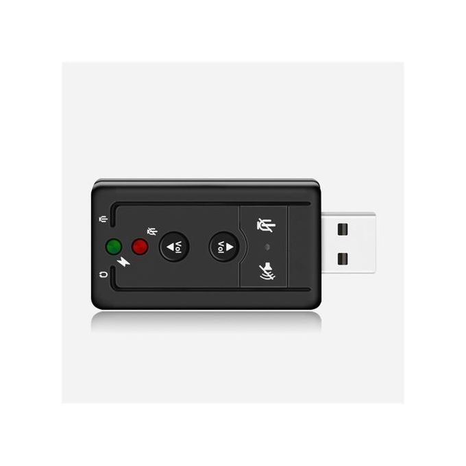 Generic Carte  Son Adaptateur  Carte  USB Vers Casque 3 5 Mm 