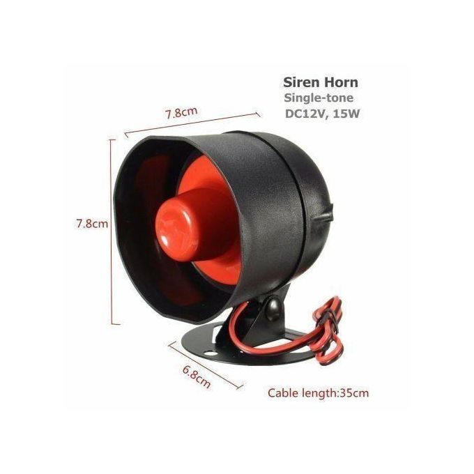 Alarme Voiture Universelle Delaman - Sans Clé - 2 Télécommandes - Sirène - Anti-Vol - Verrouillage Centralisé