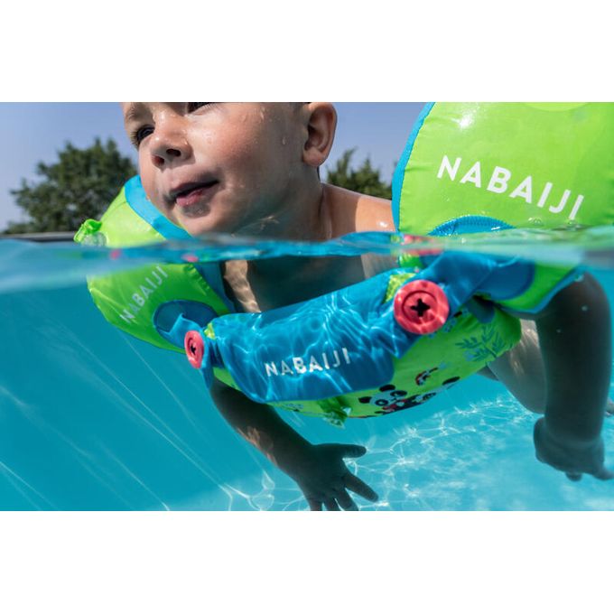 Brassards piscine en mousse vert avec sangle élastiquée pour enfant de  15-30 kg - Decathlon Cote d'Ivoire