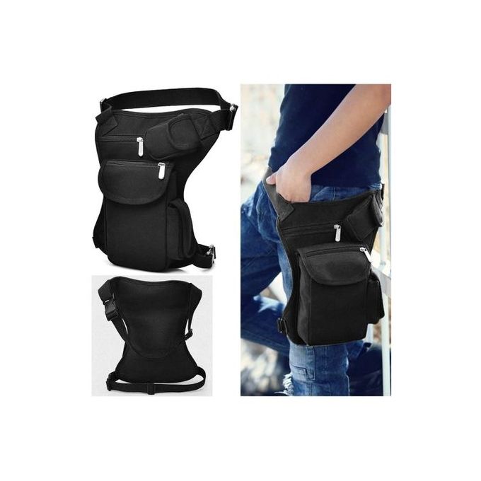 Generic SAC JAMBIÈRES DE MOTO CUISSIERE JAMBE NOIR SAC A