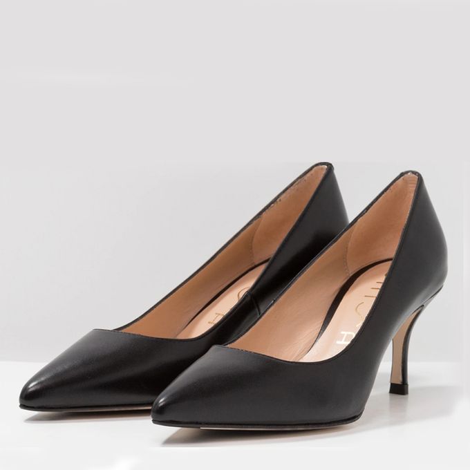 escarpin petit talon noir