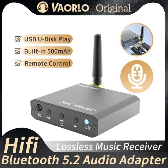 Récepteur de musique Bluetooth sans fil - Récepteur adaptateur de diffusion  de musique