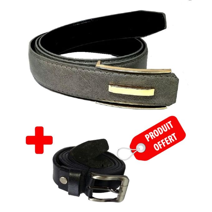 product_image_name-Fashion-Ceinture Simili Cuir Crochet  Ceinture Junior Offerte-CEN-30 -Gris-1