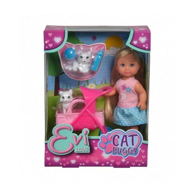 product_image_name-Evi Love-12Cm Poussette   2 Chats-1