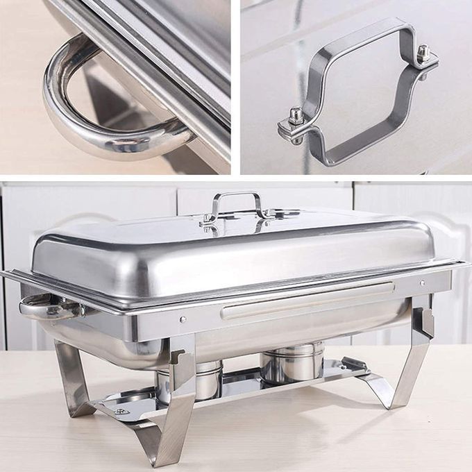 Generic Chafing Dish (Chauffe Plat) Rectangulaire - 11L – Inox Original -  Prix pas cher