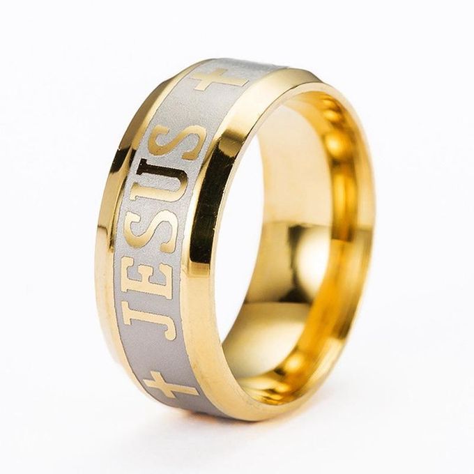 Generic Bague Imprimee Jesus OR ET ARGENT Prix pas cher Jumia CI
