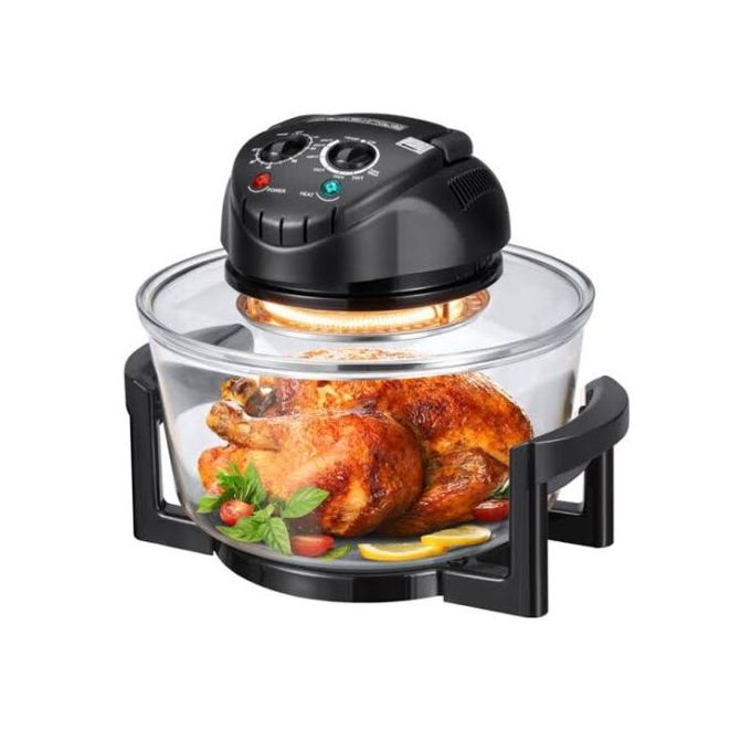 Four multifonctions - Friteuse à air chaud halogène cyclonique - Capacité  17L - Poulet, frites, légumes - Cdiscount Electroménager