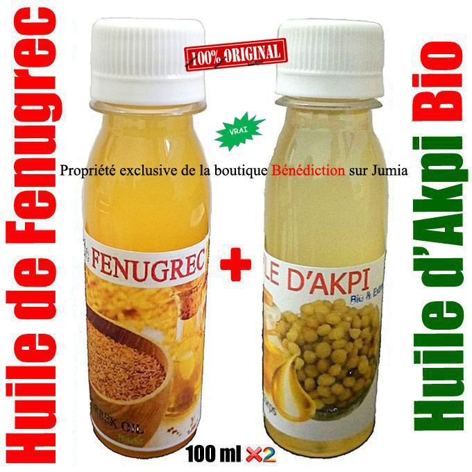 Mélange d'huile de Fenugrec, d'Akpi et autres – Alikuye