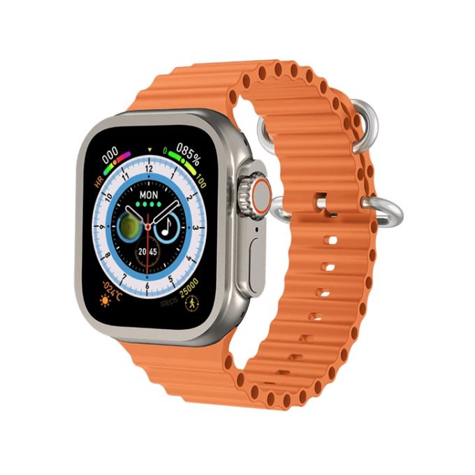 Montre connectee serie 8 ultra waterproof - bracelet Orange OU Noir  uniquement