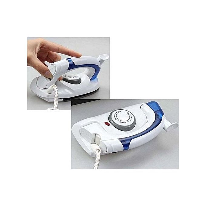 Travel Iron Mini Fer à Repasser Pliant à Vapeur Portable Pour Vos Voyages -  Blanc - Prix pas cher