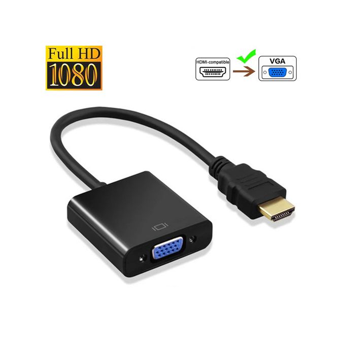 Generic Adaptateur Vga Vers Hdmi - Prix pas cher