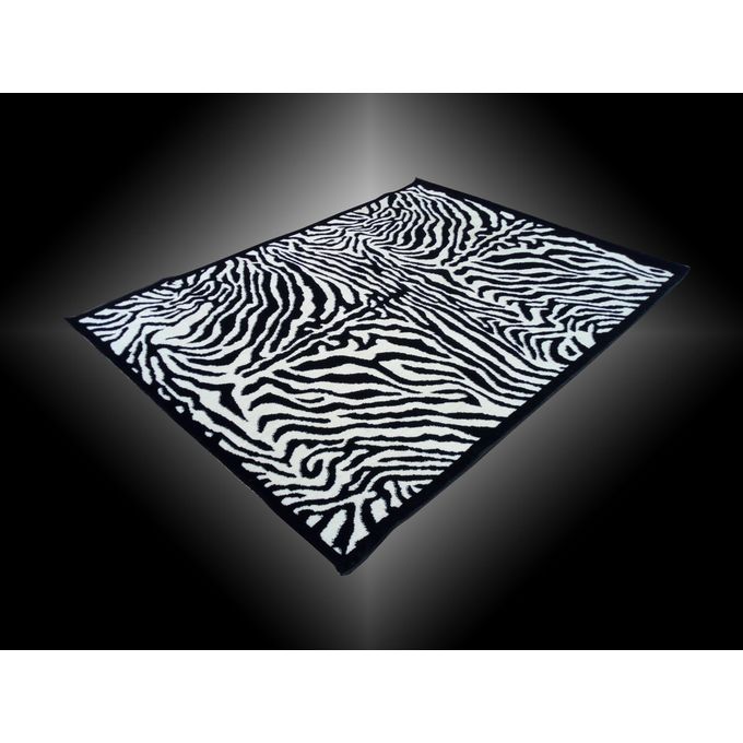 Generic Tapis De Salon Noir Blanc 220 160 Cm Prix Pas Cher