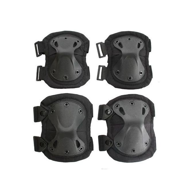 Generic PROTÈGE GENOUX COUDES POUR MOTO VERT KIT DE PROTECTION