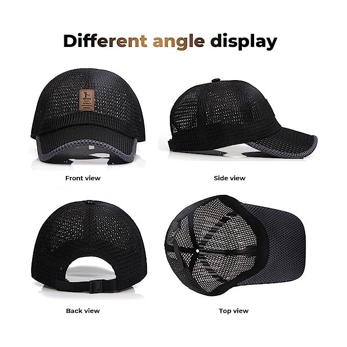 1 Pièce Casquette De Baseball Respirante D'été De Protection Solaire Pour  Femme Avec Une Casquette En Maille Tricotée À Fleur De Lacet De Travail  Lourd, Mode Et Assortiment Complet