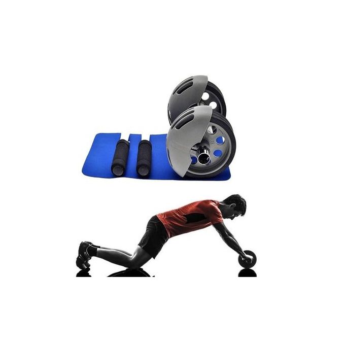 Chaise D'entraînement Abdominal Leikefitness – Rouleau En Mousse, Siège Rotatif 360°, Dossier Réglable, Capacité 136 Kg, Vert