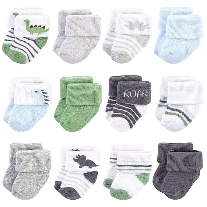 Fashion Chaussette Bébé Fille Et Garçon En Coton (12 PaireS) - Prix pas  cher