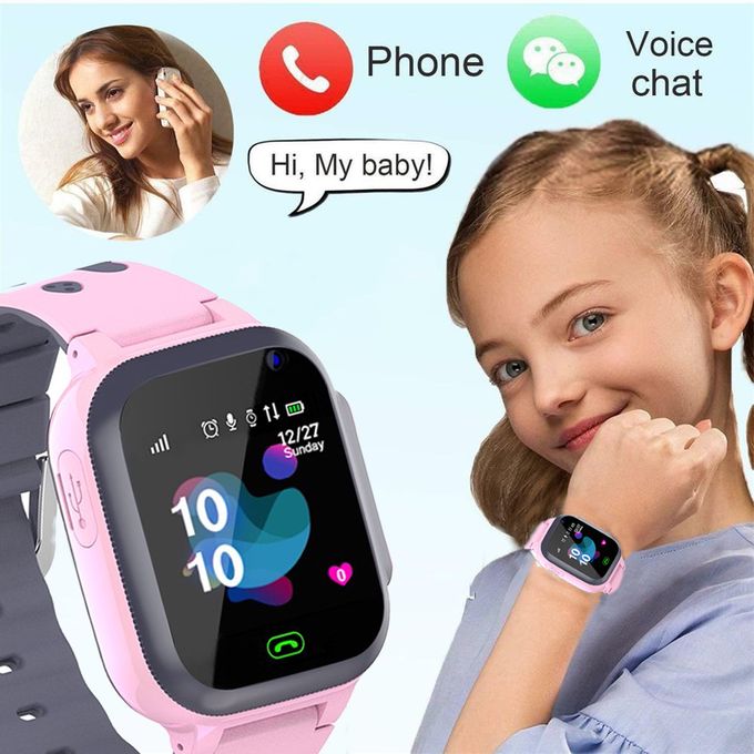 Montre Connectée /Appels/GPS Pour Enfant – Violet - Ivoirshop