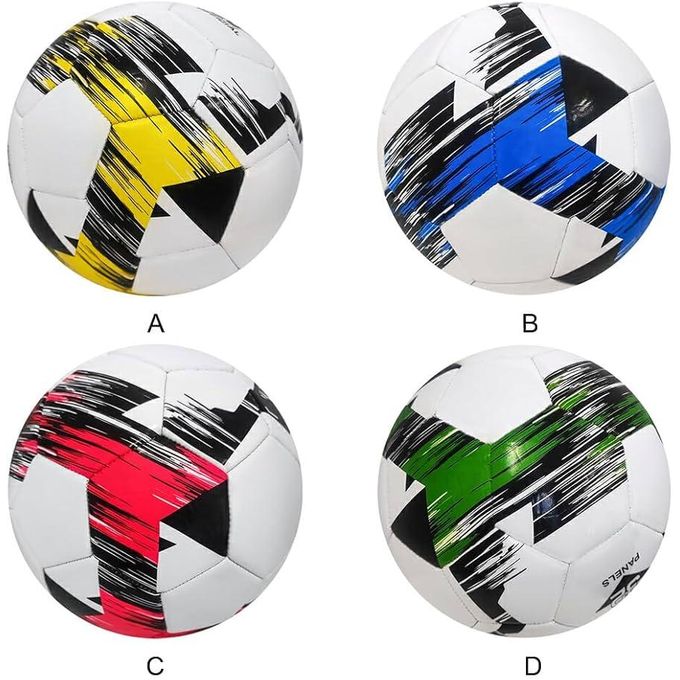 2 Ballons De Football Professionnels Taille 5 Bleu - Match Et Entraînement