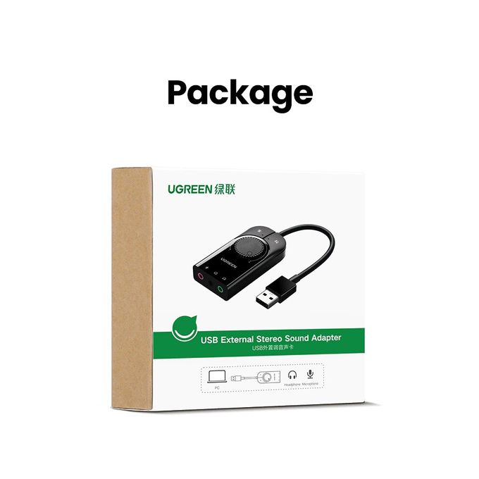 Carte Son stéréo externe USB UGREEN