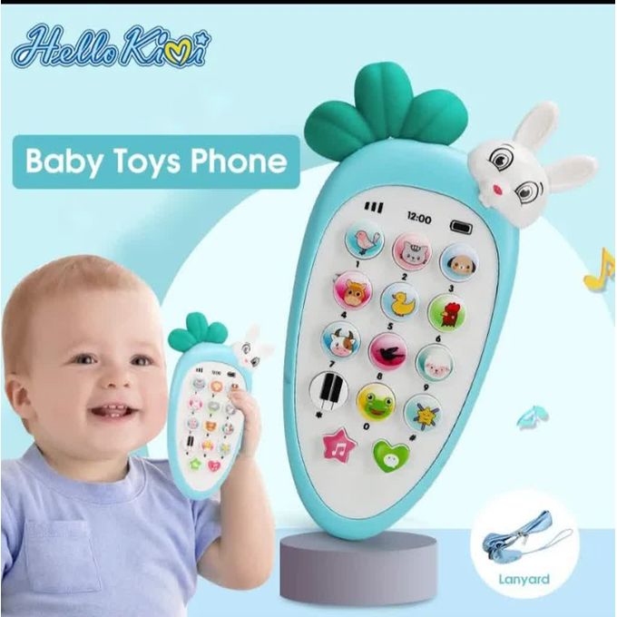 Jouet Téléphone Bébé, Jouet Téléphone Fixe Simulé Volume Réglable 2 Modes  Intelligents Pour 3 Ans Ci-dessus Pour L'éducation Précoce Vert 