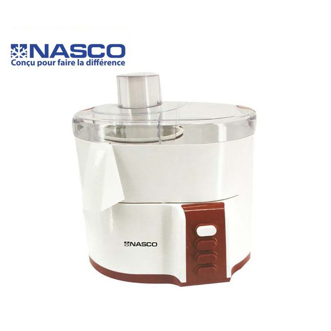 Nasco Mixeur Multifonction 4 en 1 – JE6010-GS – 1000 – 1500 ML –  Blanc/Rouge – EAS CI