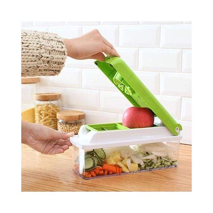 Genuis Nicer Dicer - Découpe Fruits et Légumes Plus 12pcs - Prix pas cher