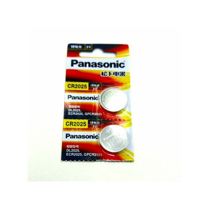 Pile bouton au lithium CR2025 Panasonic de 3 volts (sur une carte