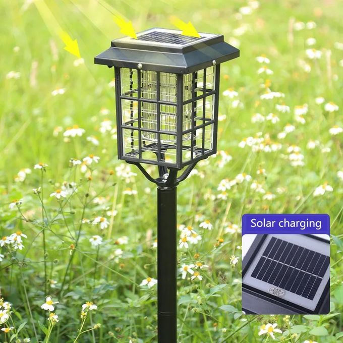 4 Lampe solaire de jardin à 100led, lumière solaire résistante aux