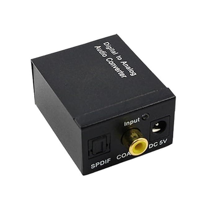 Convertisseur Audio Numérique Vers Analogique - Adaptateur Optique/coaxial Vers Jack 3.5mm (EBQJ)