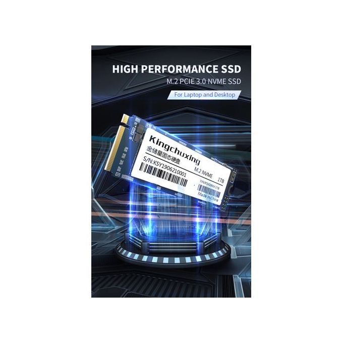 Gm SSD 1To NVMe M.2 (3500mb/s) Pc Portable/PC Bureau - Prix pas cher